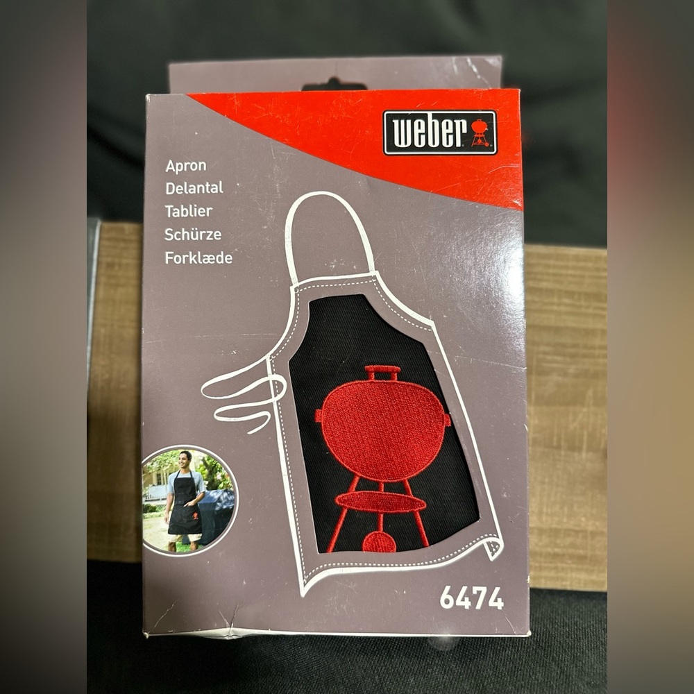 Weber BBQ Apron Brand New - Black